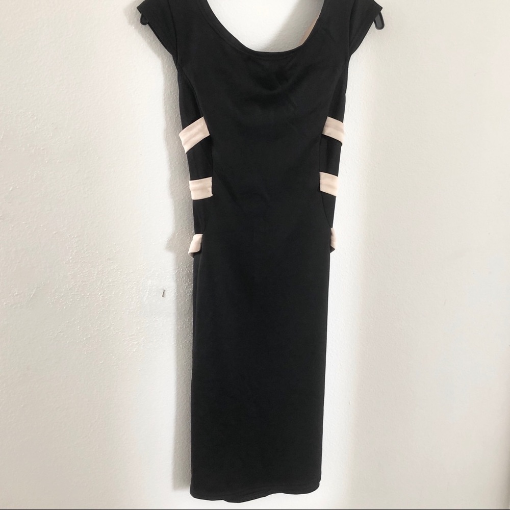 Little Black & Cream Dress